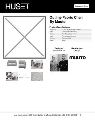Tear Sheet: Outline Fabric Chair by Muuto